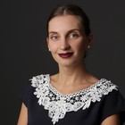Воротник пришивной, 31,5 × 27 см, цвет белый - Фото 1