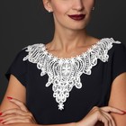 Воротник пришивной, 34 × 27 см, цвет белый - Фото 2