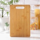 Доска для подачи Доляна «Фидан», 26×16 см, бамбук - Фото 1