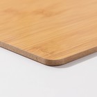 Доска для подачи Доляна «Фидан», 26×16 см, бамбук - Фото 3