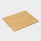 Доска для подачи Доляна «Фидан», 23.5×19 см, бамбук - Фото 3