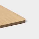 Доска для подачи Доляна «Фидан», 23.5×19 см, бамбук - Фото 4