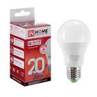 Лампа светодиодная IN HOME LED-A60-VC, Е27, 20 Вт, 230 В, 6500 К, 1800 Лм - фото 2879050