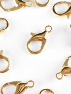 Карабин металлический, 1.2×0.6 см, цвет золотой - Фото 1