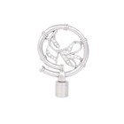 Наконечник «Бамбук», 2 шт, d=16 мм, цвет сатин  (артикул 4230382)  большой выбор товаров оптом и в розницу по низким ценам с доставкой