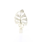 Наконечник «Бриллиантовый лист», 2 шт, цвет золото глянец  (артикул 4230220)  большой выбор товаров оптом и в розницу по низким ценам с доставкой