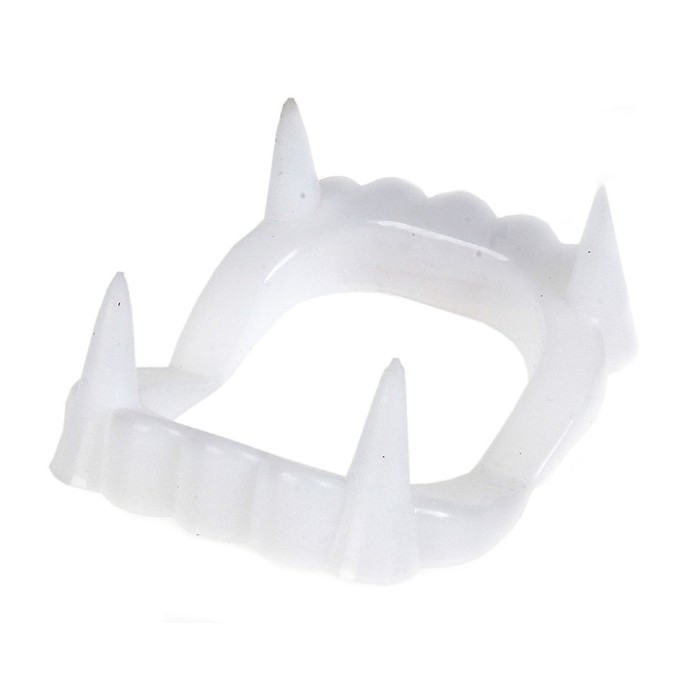 Челюсть «Вампир», белая - Фото 1