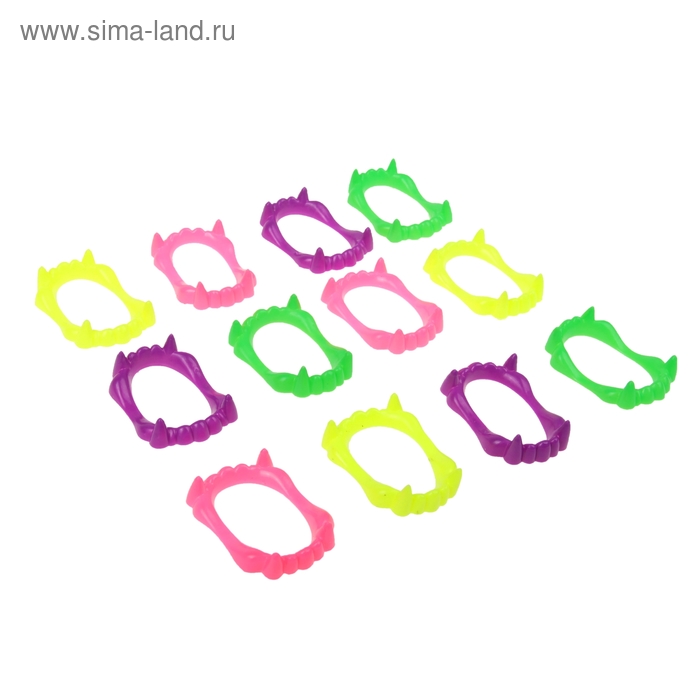 Челюсть цветная «Вампир», МИКС - Фото 1