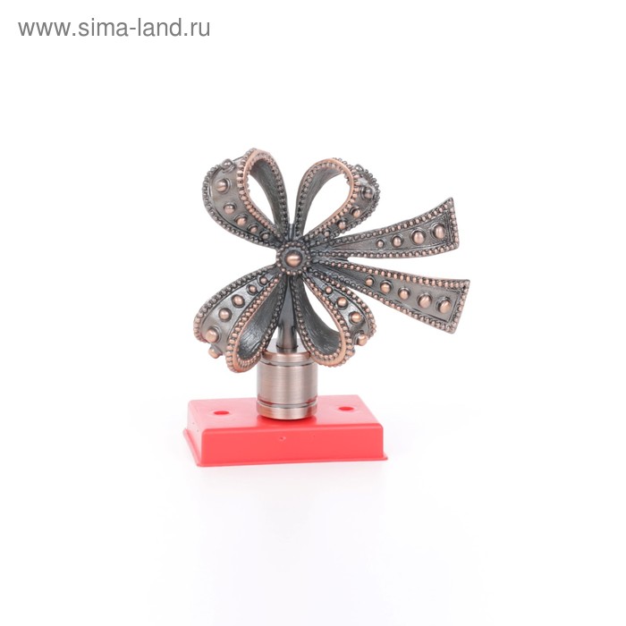 Наконечник «Бант», 2 шт., цвет медь