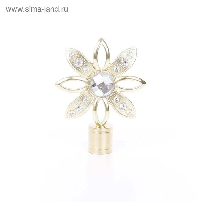 Наконечник «Гербера», 2 шт., цвет золото глянец