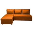 Диван угловой «Виктория», спальное место 1200×2000 мм, обивка рогожка, цвет coral - Фото 4