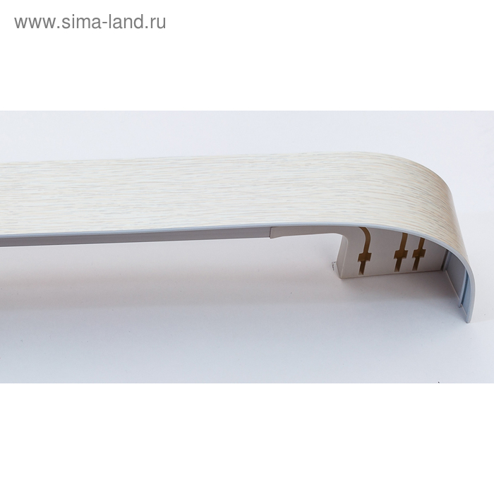 Карниз трёхрядный «Классик», ширина 260 см, цвет беленый дуб