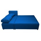 Диван угловой «Виктория», спальное место 1200×2000 мм, обивка рогожка, цвет ocean - Фото 2