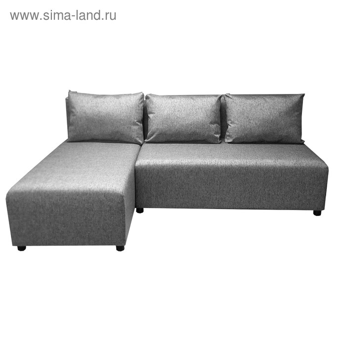 Диван угловой «Виктория», спальное место 1200×2000 мм, обивка рогожка, цвет melange - Фото 1