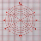 Коврик для выпечки и раскатки теста с разметкой, армированный, силикон, 50×40 см, красный - Фото 5