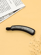 Банан для волос «Жемчужный рай», 11 см, чёрный - Фото 1