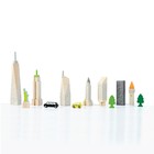 Деревянный игровой набор "Городские небоскрёбы", светится в темноте - Фото 4