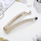 Банан для волос «Классика», ромбы, 10.5 см, золото - Фото 2