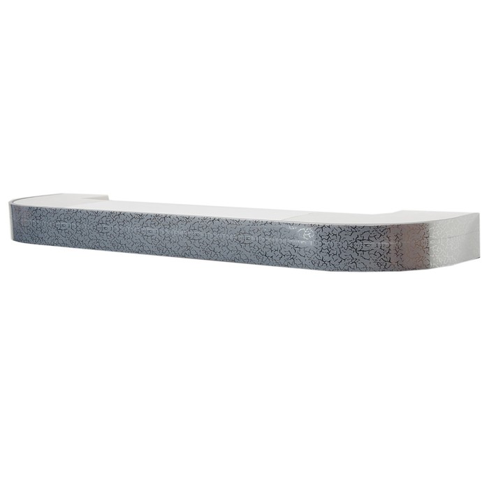 Карниз двухрядный «Классик», ширина 220 см, цвет серебро