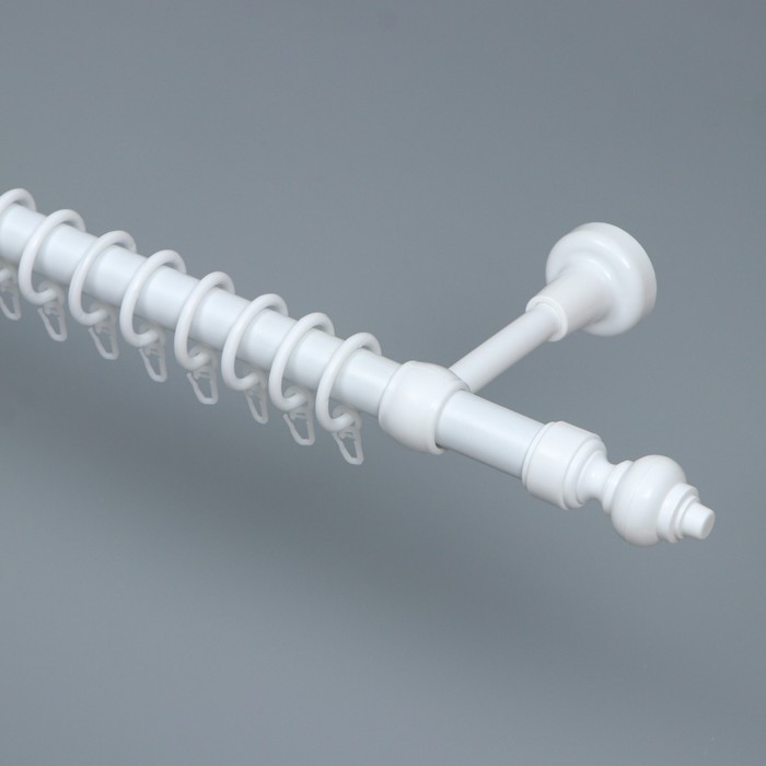 Карниз, ширина 180 см, белый - Фото 1