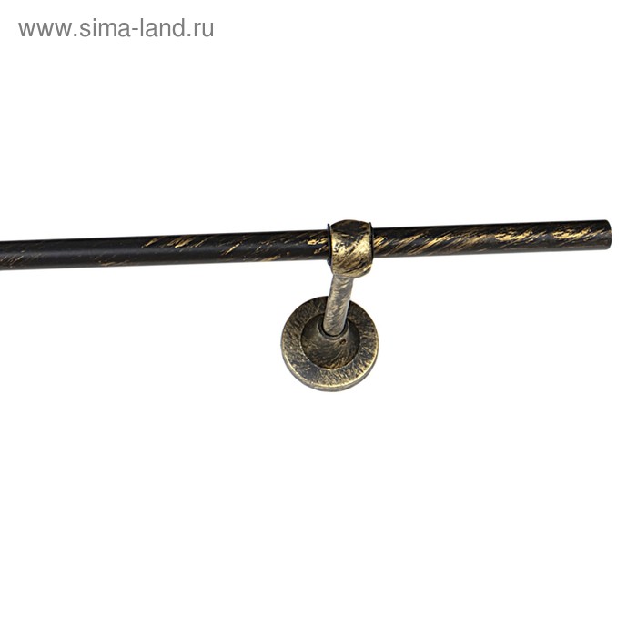 Карниз одинарный, ширина 300 см, цвет коричневое золото - Фото 1