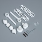 Карниз однорядный, 200 см, металл, белый - Фото 3