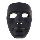 Карнавальная маска «Лицо», 19х16 см, цвет чёрный - фото 10136923
