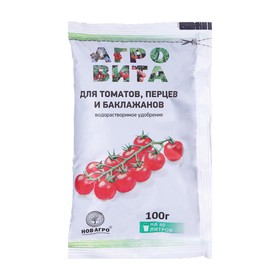 Удобрение минеральное "Агровита", для томатов, перцев и баклажанов, 100 г