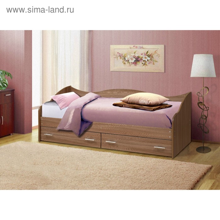 Кровать «Софа №1», 800 × 2000 мм, цвет ясень шимо светлый
