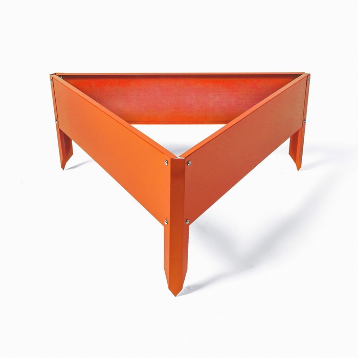 Клумба оцинкованная, 50 × 15 см, оранжевая «Терция», Greengo - фото 1905540869