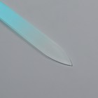 Пилка стеклянная для ногтей, 9 см, в чехле, цвет МИКС - Фото 2