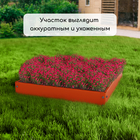 Клумба оцинкованная, 80×80×15 см, оранжевая, «Квадро», Greengo - Фото 7