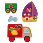 Рамка - вкладыш «Учим транспорт», 16 деталей, 27 × 20 см - Фото 7