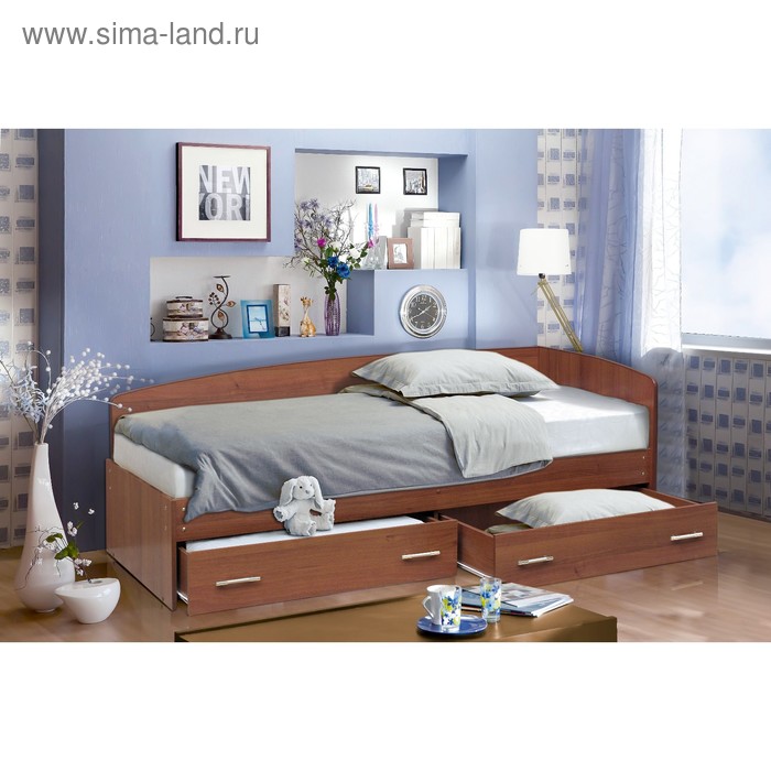 Кровать «Софа №2», 800 × 1900 мм, цвет итальянский орех