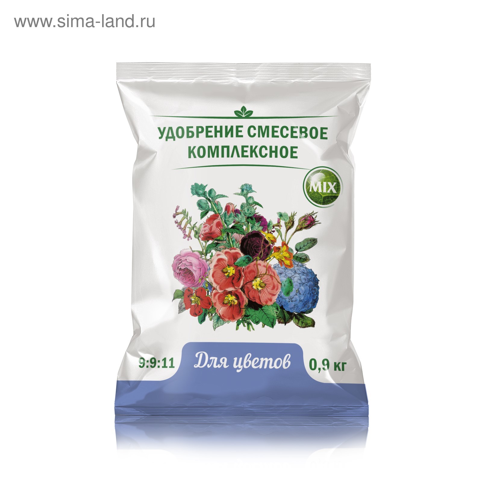 Удобрение минеральное Цветочное, 900 г (4223509) - Купить по цене от 74 ...