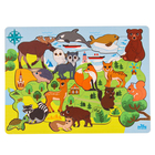 Рамка - вкладыш «Животные Евразии», 35 деталей, 20×27 см - Фото 4