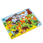 Рамка - вкладыш «Животные Евразии», 35 деталей, 20×27 см - Фото 2