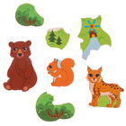 Рамка - вкладыш «Животные Евразии», 35 деталей, 20×27 см - Фото 7