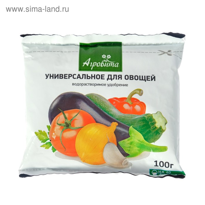 Удобрение минеральное Агровита Для овощей Универсальное, 100 г - Фото 1