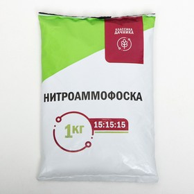 Удобрение минеральное Нитроаммофоска N-15%, P2O5-15%, K2O-15%,  1 кг 4223529