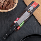 Нож кухонный «Классик» универсальный,лезвие 16 см, чёрная пластиковая ручка - фото 4269458