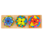 Головоломка «Сложи узор», 6 схем, 21 деталь - Фото 3