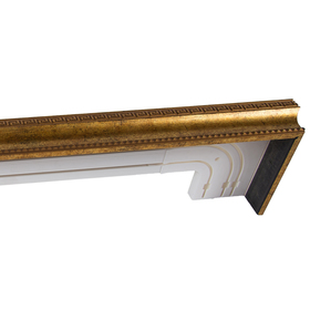 Карниз трёхрядный прямой «№1-4», ширина 340 см, цвет старое золото