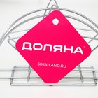 Салфетница Доляна «Звезда, серебряная - Фото 3