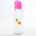 Бутылочка для кормления Крошка Я, классическое горло, средний поток, от 3 мес., 240 мл., стеклянная, МИКС - Фото 14