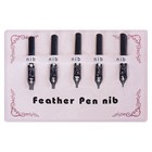 Набор перьев для каллиграфии, 5 штук - Фото 1