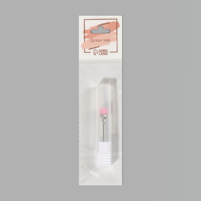 Щётка-браш для аппаратного маникюра, в пластиковой коробке, цвет розовый - фото 1898192899