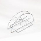 Салфетница Доляна «Меч», 13.5×6×7 см, хромированная - Фото 3