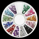 Стразы для декора, 2 мм, цвет МИКС - Фото 1