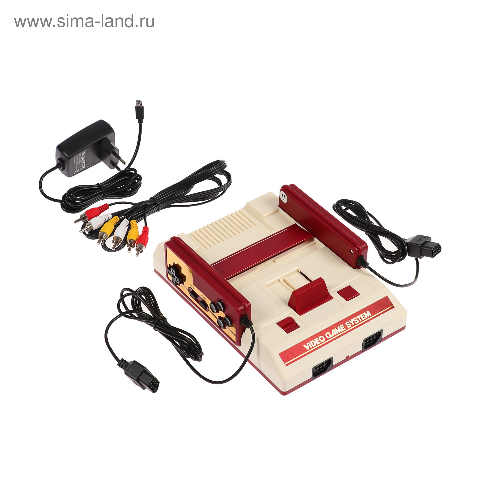 Игровая приставка Retro Genesis 8 Bit Classic, AV кабель, 2 проводн.  джойст., 300 игр, белая (4210536) - Купить по цене от 1 794.00 руб. |  Интернет магазин SIMA-LAND.RU